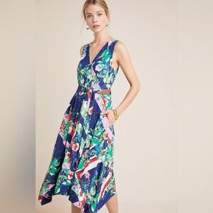 Gorgeous, vibrant floral midi dress